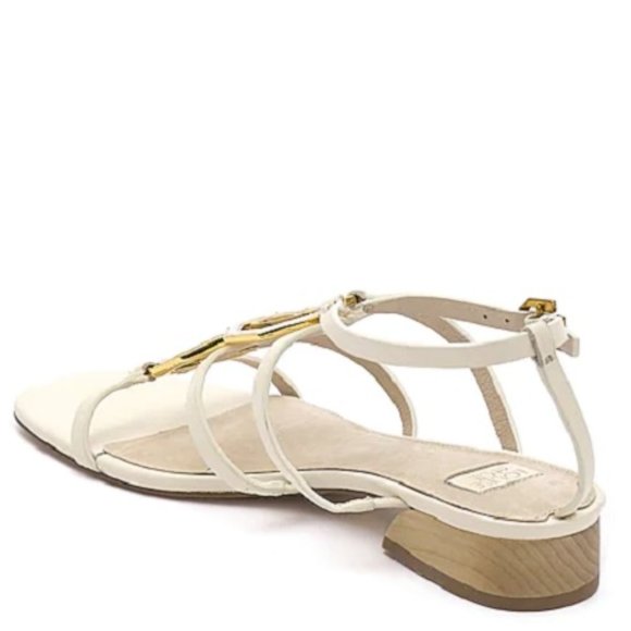 $79 NWT Louise et Cie EMBELLISHED LEATHER SANDAL - Picture 4 of 7